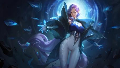 Enchanting Elf Sorceress in Mystic Realm wallpaper