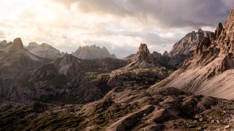 Tre cime di lavaredo, Dolomites wallpaper