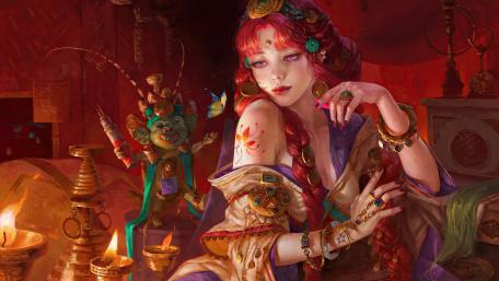 Fortune-teller wallpaper