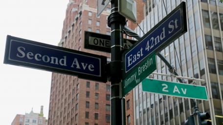 Jimmy Breslin Way, NYC wallpaper