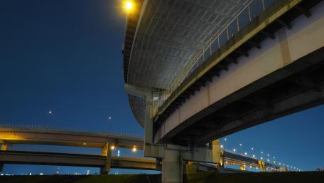 Under an Expressway in Tokyo wallpaper
