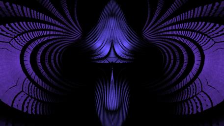 Mystical Purple Fractal Design wallpaper