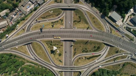 Turbine Interchange in Kyiv wallpaper