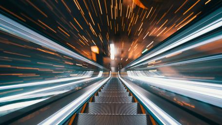 Escalator wallpaper