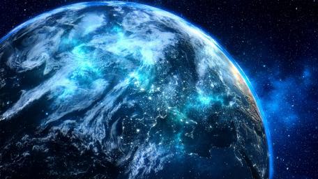 The blue palet wallpaper