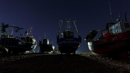 Silent Night at the Marina wallpaper
