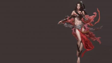 Belly dancer concept art wallpaper