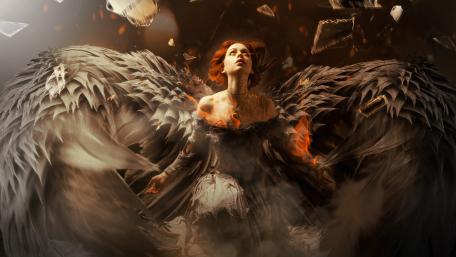 Fallen angel wallpaper