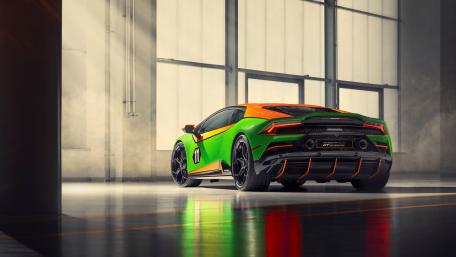 Lamborghini Huracan in Stunning Colors for Dreamers wallpaper