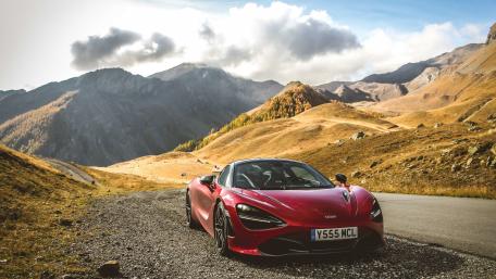 Ultimate Dream Car in Stunning Landscape wallpaper