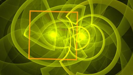 Vibrant Green Fractal Patterns Enhancing Digital Artistry wallpaper