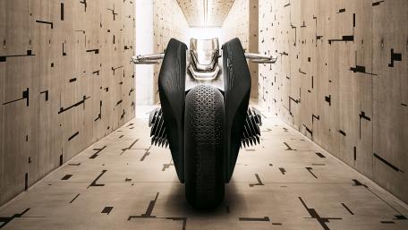 Futuristic BMW Motorbike Wallpaper Design wallpaper