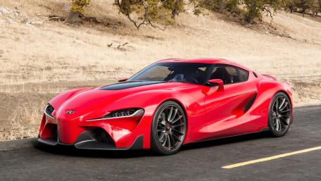 Sleek Red Concept Car wallpaper