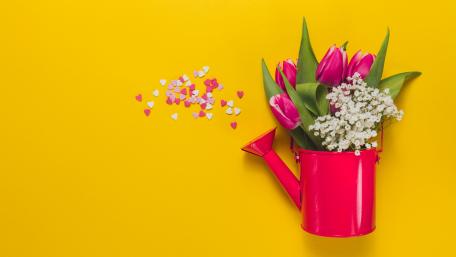 Charming Floral Romance Wallpaper wallpaper