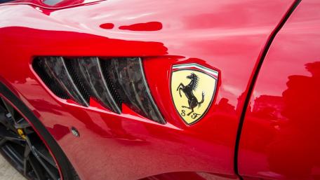 Ferrari Elegance in Bold Red Shades wallpaper