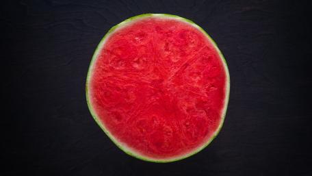 Refreshing Slice of Watermelon Wallpaper wallpaper