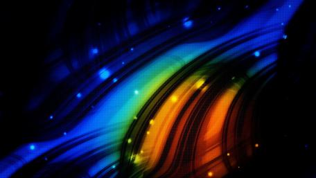 Vibrant Waves of Colorful Energy wallpaper