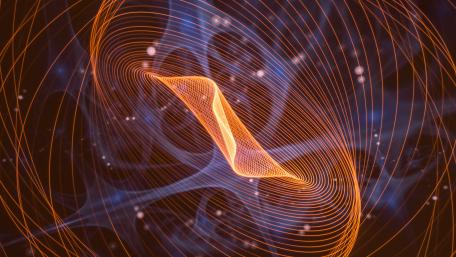 Dynamic Flow of Light and Energy Waves wallpaper