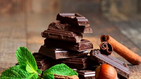 Delicious Dark Chocolate Stacks and Spices Inspiration wallpaper