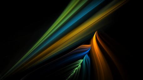 Vibrant Flowing Light Abstract Wallpaper wallpaper