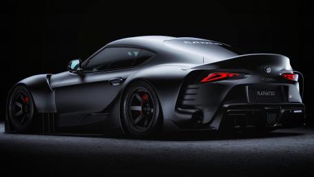 Black Toyota Supra wallpaper
