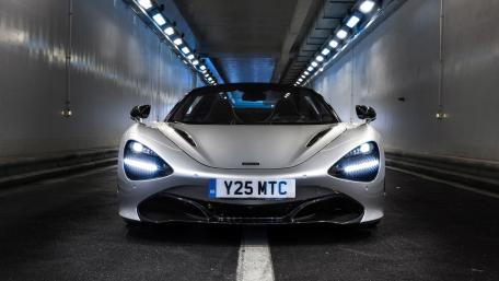 Sleek McLaren 720S in a Dramatic Tunnel Scene wallpaper