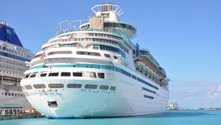 Cruise Adventures Await on Clear Blue Waters wallpaper