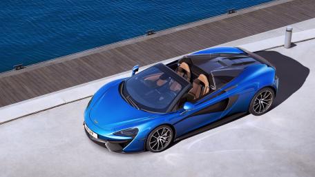 Stunning McLaren 650S Spider by the Water wallpaper