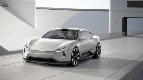 Sleek and Futuristic Polestar Precept Wallpaper wallpaper
