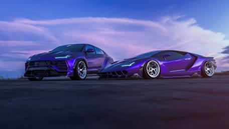 Lamborghini Centenario And Urus wallpaper