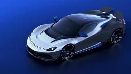 Stunning Pininfarina Battista Anniversario Illustration wallpaper
