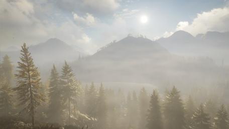 Misty Mountain Serenity Awaits You wallpaper