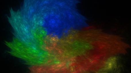 Colourful clouds wallpaper