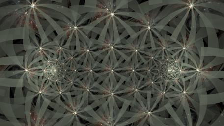 Intricate Patterns of Digital Fractals wallpaper