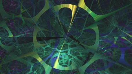 Vibrant Fractal Symphony of Chaos and Light wallpaper