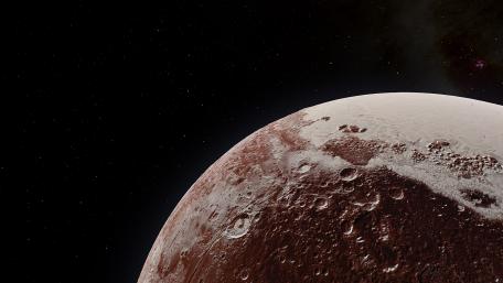 Mysterious Surface of an Icy Planet wallpaper