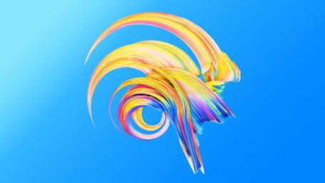 Vibrant Swirls of Color in Motion wallpaper