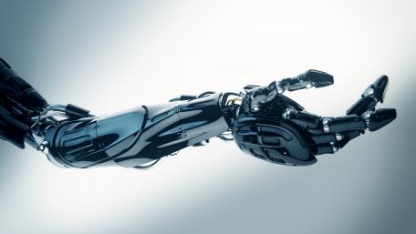 Futuristic Robotic Hand Design in 4K Quality wallpaper