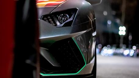 Sleek Car Evening Glow wallpaper