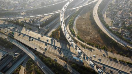 Interchange in LA wallpaper