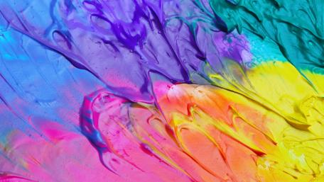 Colorful paint splash wallpaper