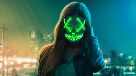 XX Masked Girl wallpaper