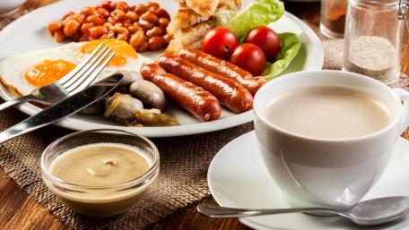 Hearty Breakfast Feast to Start Your Day Right wallpaper