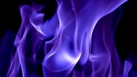 Majestic Swirls of Purple Flame wallpaper