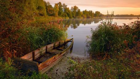 Tranquil Waters at Dusk wallpaper