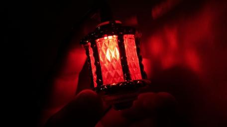 Glowing Lantern in the Dark wallpaper