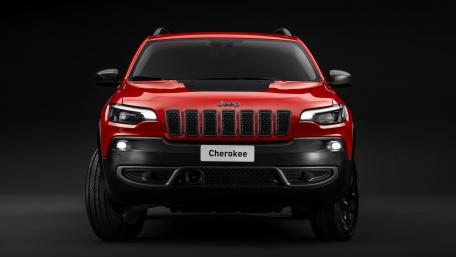 Bold Jeep Cherokee Front View Wallpaper in 4K Resolution wallpaper