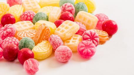 Colorful Assortment of Sweet Candies and Treats wallpaper