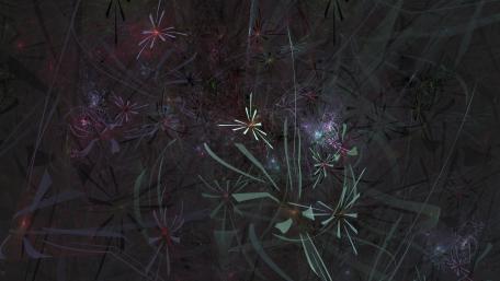Mystical Dark Fractal Universe wallpaper
