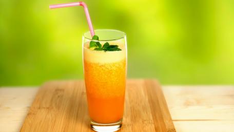 Refreshing Tropical Drink Wallpaper wallpaper